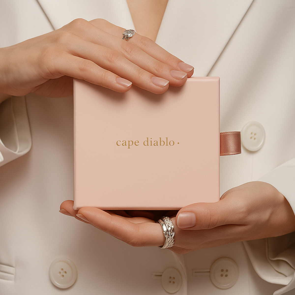 Correa elástica de oro y perla para Apple Watch