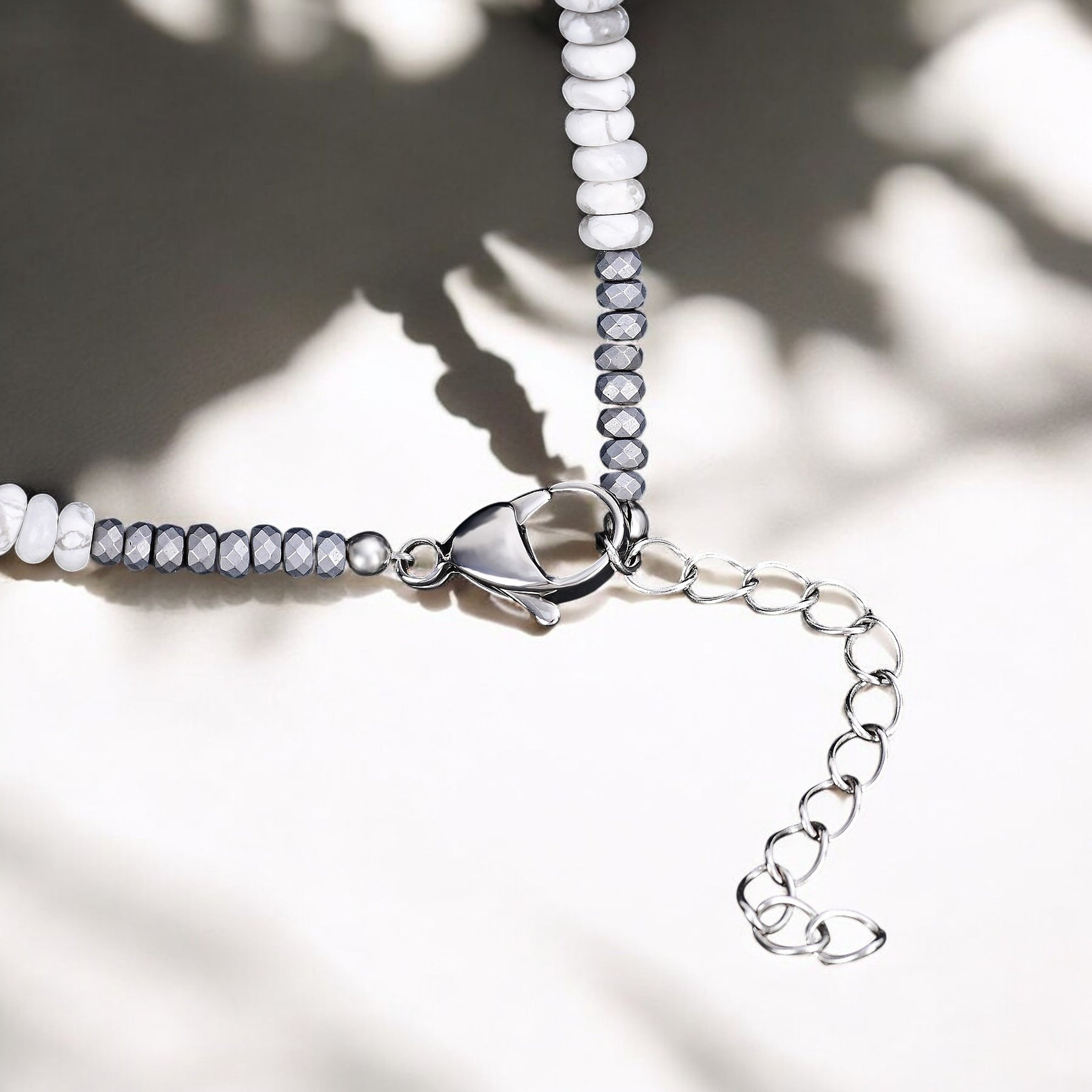 Collar Oceánico de Hematita para Hombre