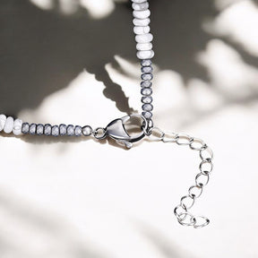 Collar Oceánico de Hematita para Hombre