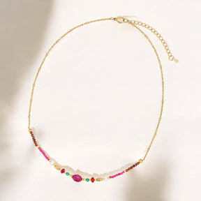 Collar de Armonía de Jade Rubí