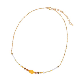 Pulsera de Loto Ágata Medianoche