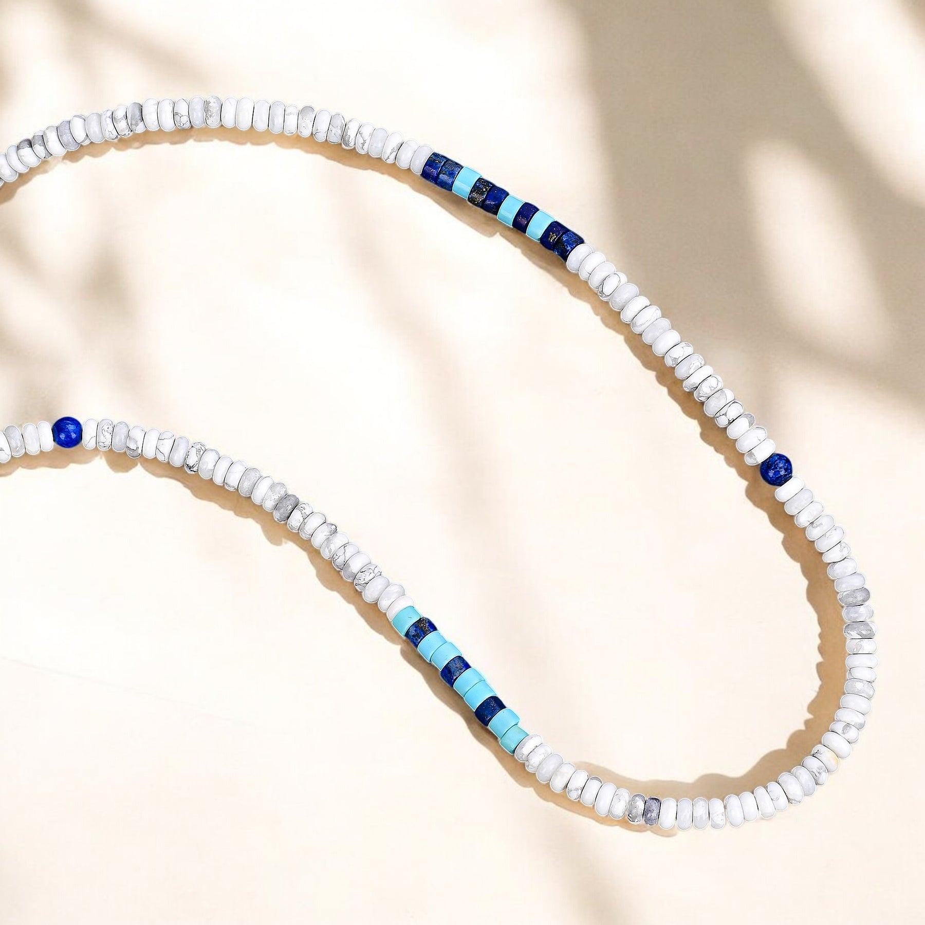 Collar Oceánico de Hematita para Hombre