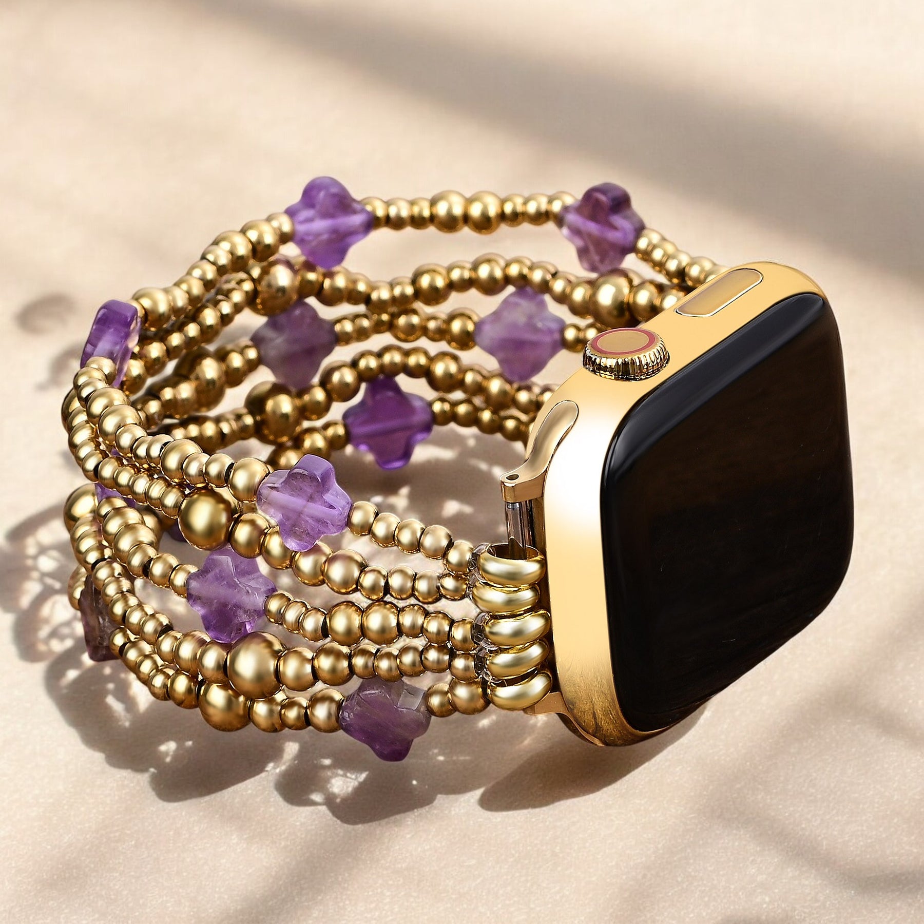 Correa Purple Majesty Cross Stretch para Apple Watch
