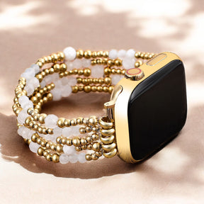 Correa elástica Golden Halo Moonstone para Apple Watch