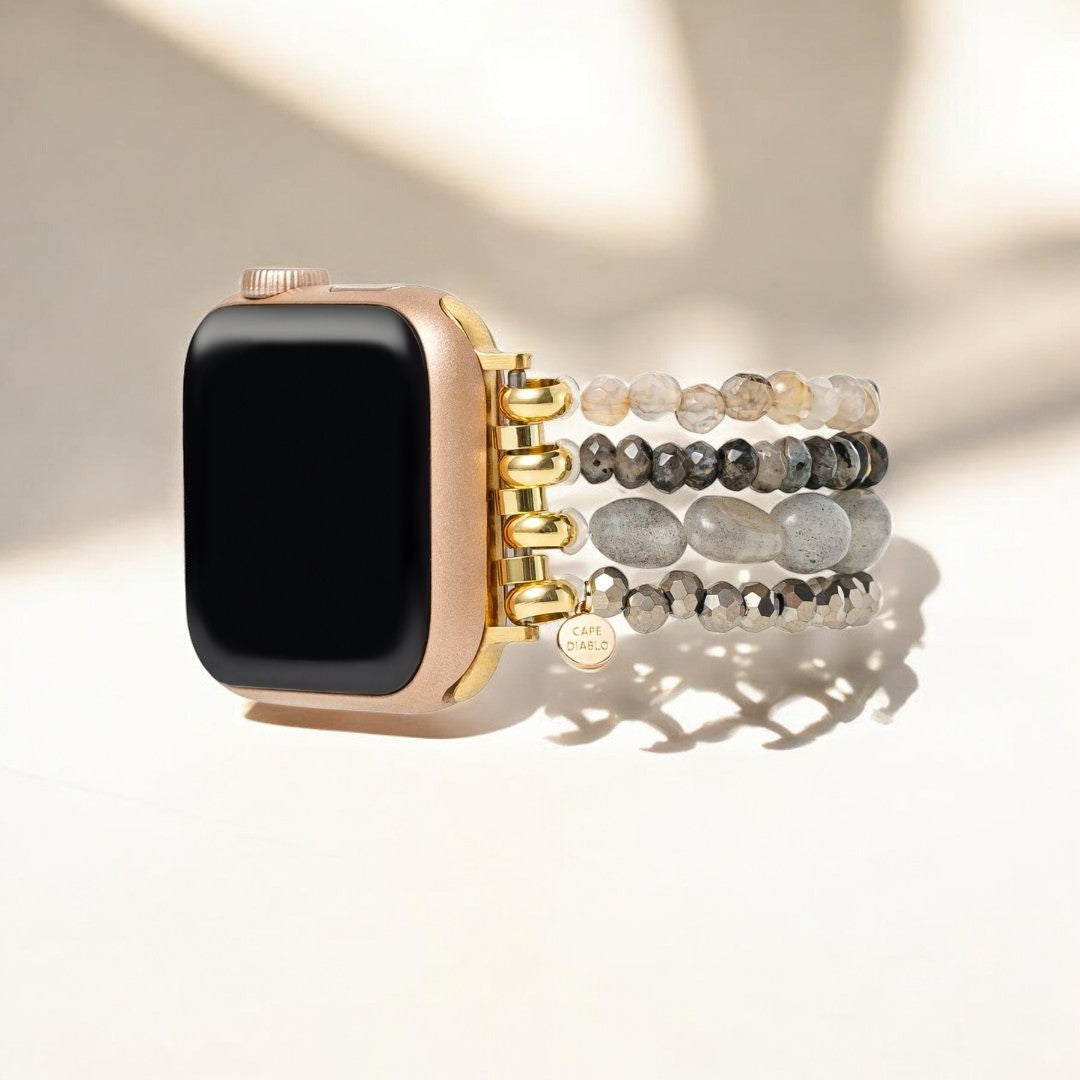 Correa de Fusión de Ágata Labradorita para Apple Watch