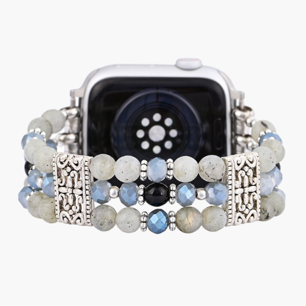 Correa de Apple Watch de Labradorita Indigo Artesanal