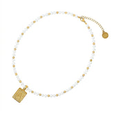 Collar con inicial de encanto sureño