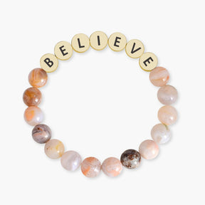 Pulsera de inspiración Agate Believe