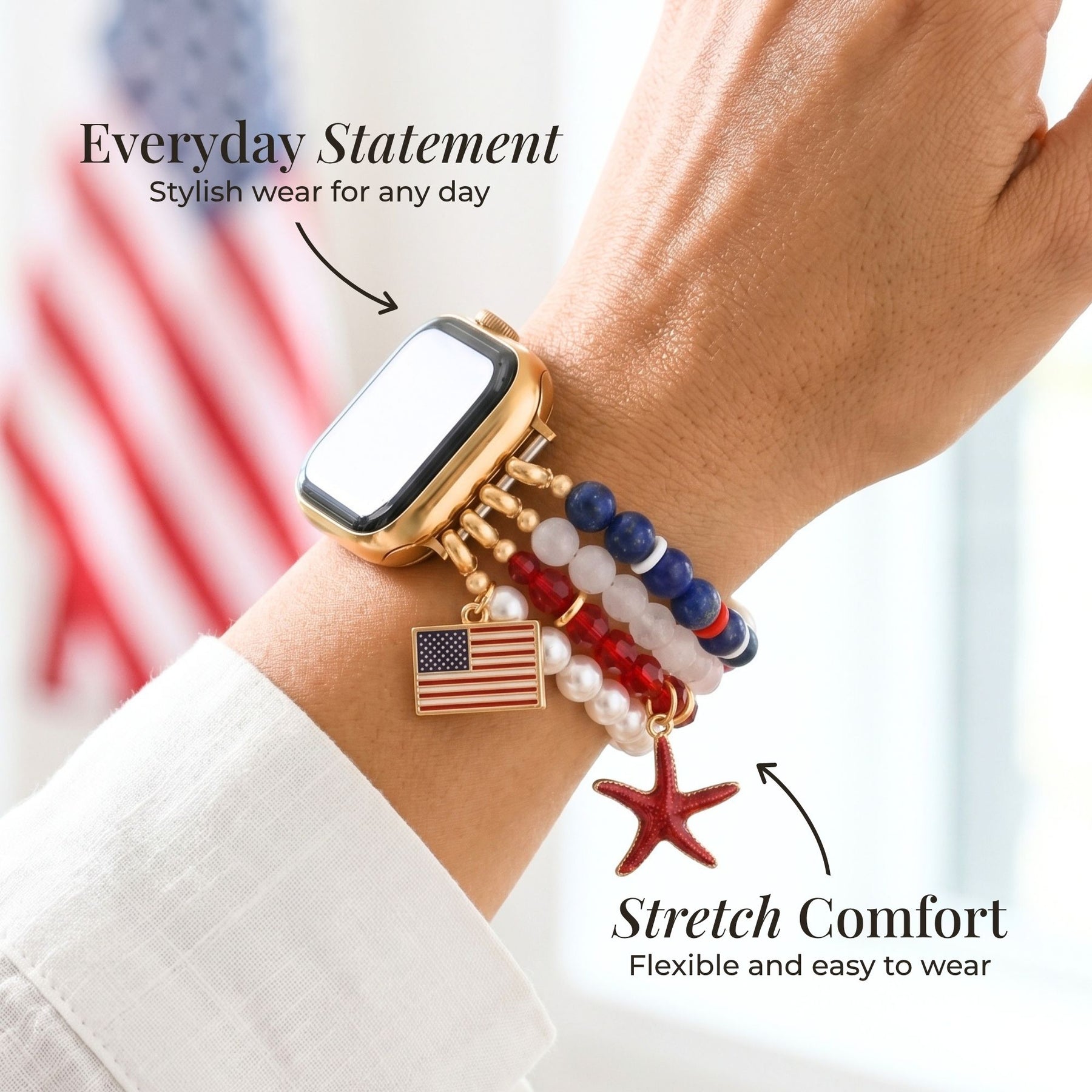Correa American Dream Stretch para Apple Watch