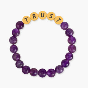 Pulsera de inspiración Amethyst Trust