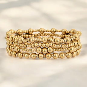 Conjunto de Pulseras Doradas Demure
