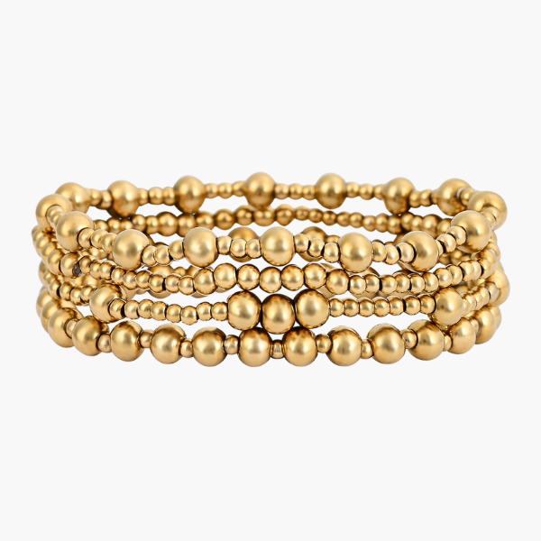 Conjunto de pulseras Golden Demure