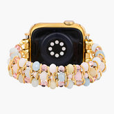 Correa elástica trenzada Golden Dawn para Apple Watch