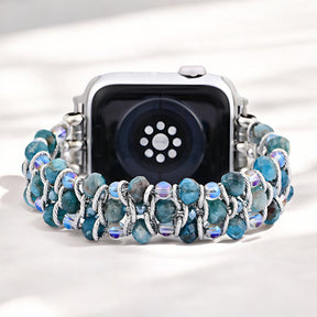 Correa trenzada de Apatita Azul para Apple Watch