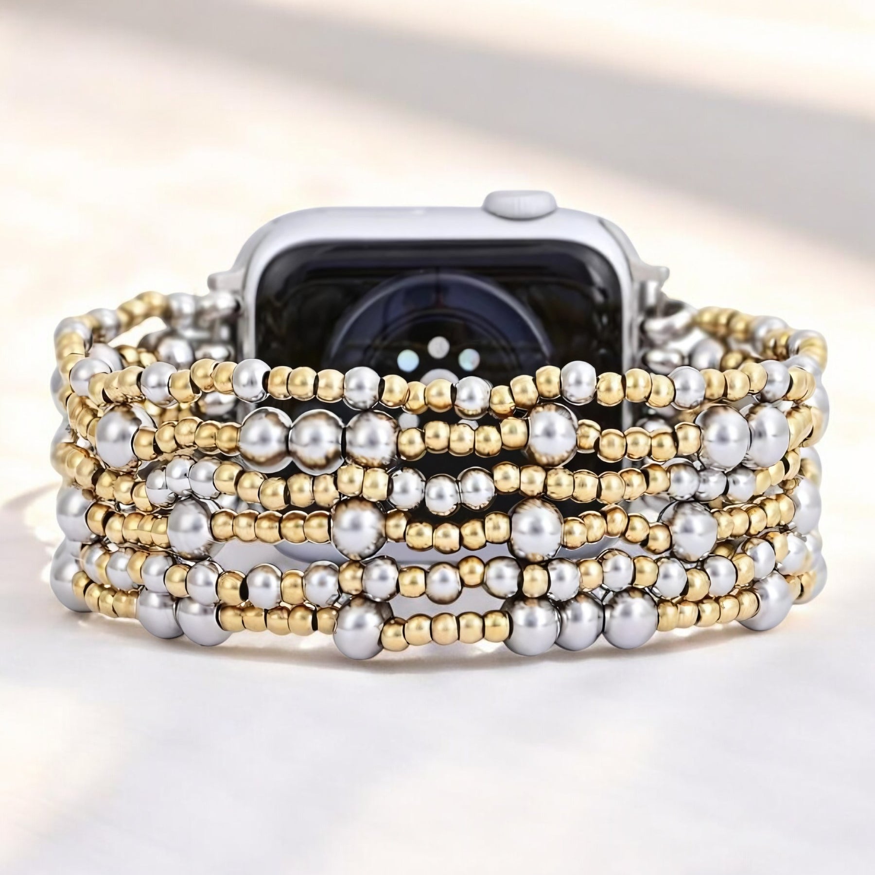 Correa elástica Apple Watch con brillo eterno