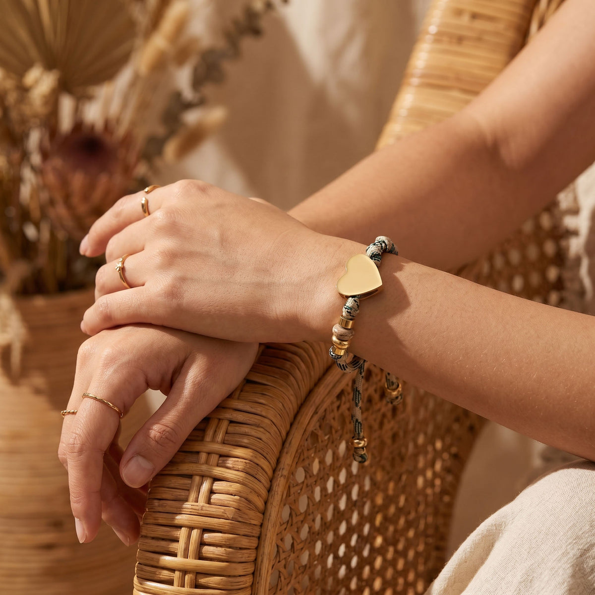 Pulsera de cuerda Nudo de Amor