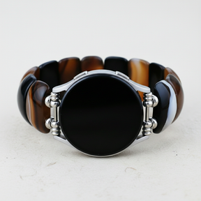 Correa elástica Bohemia Onyx Elegance para Samsung Galaxy Watch