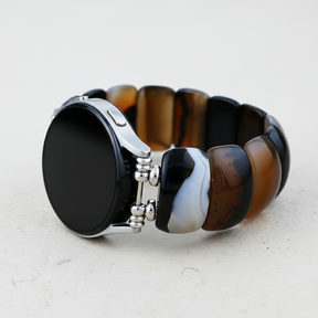 Correa elástica Bohemia Onyx Elegance para Samsung Galaxy Watch