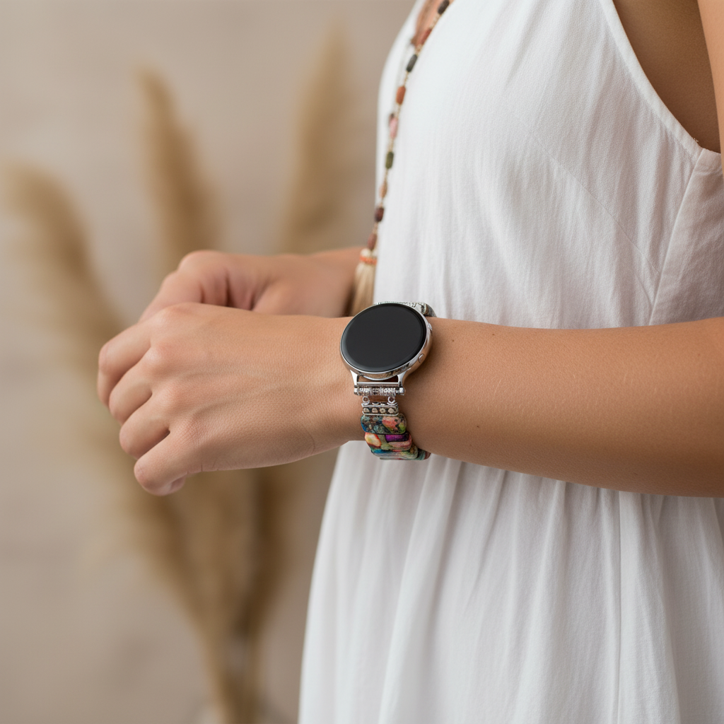 Correa de reloj elástica Chic Flower para Samsung Galaxy