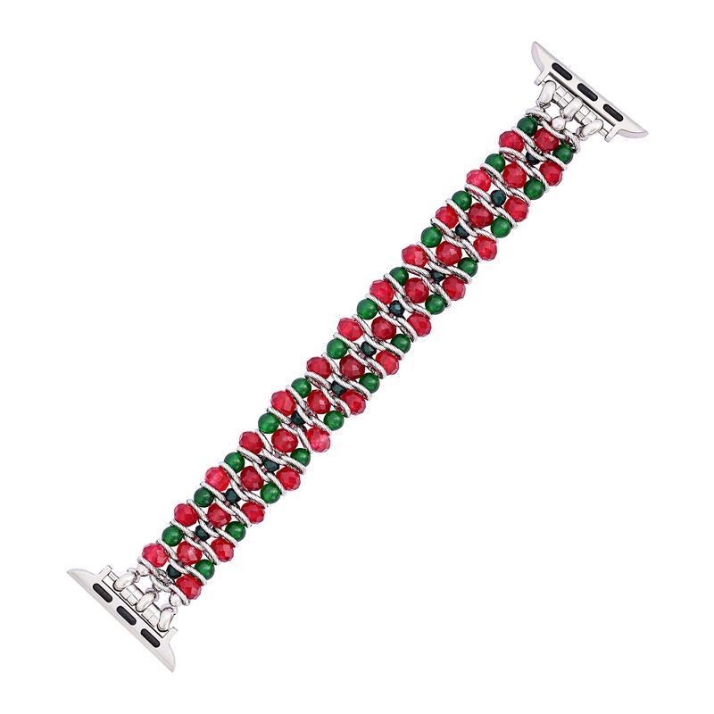 Correa elástica para Apple Watch con encanto navideño