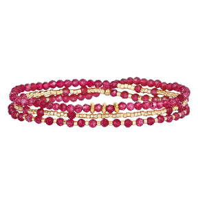 Pulsera/Collar Multiestilo Crimson Dream