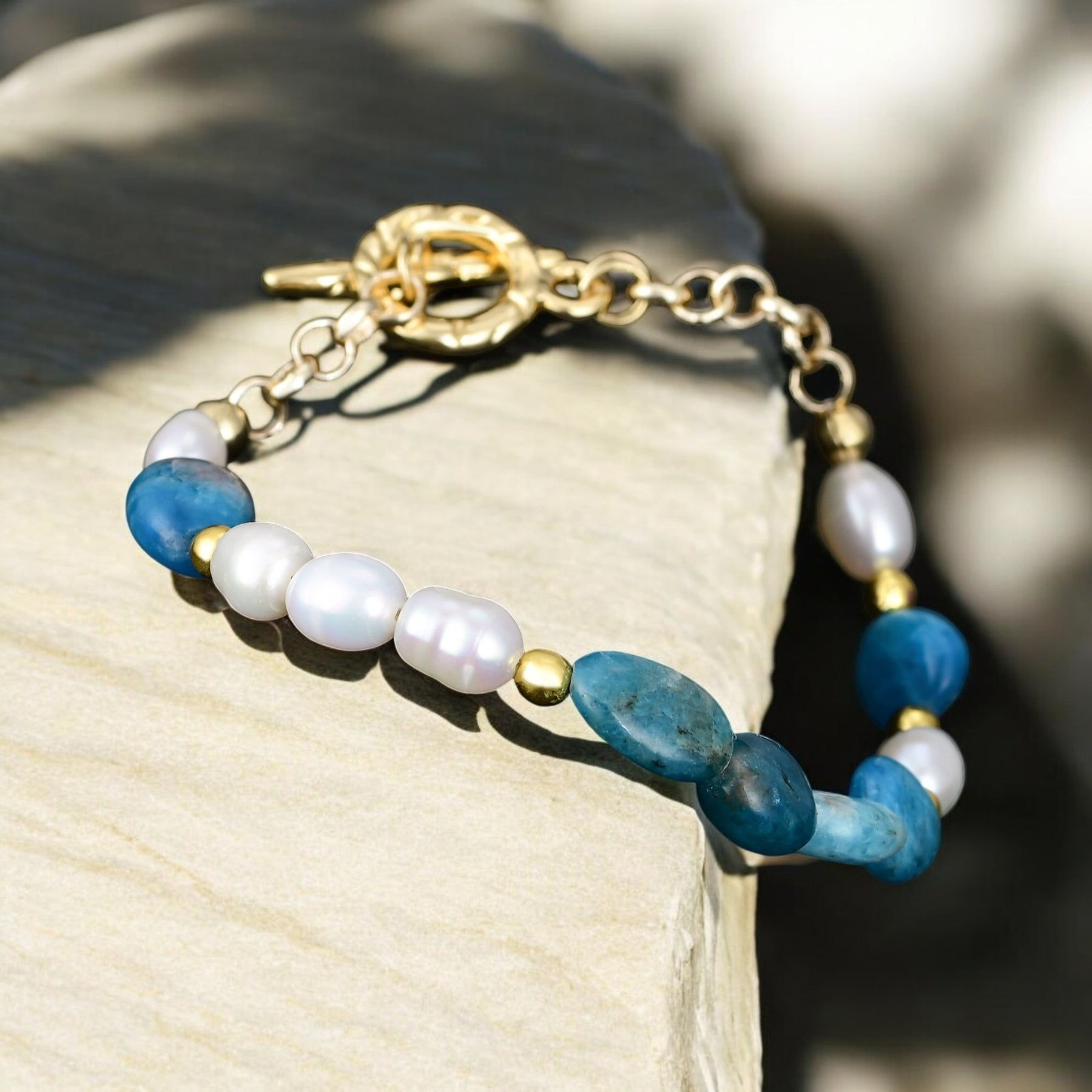 Pulsera de Apatita Playa Paradisíaca