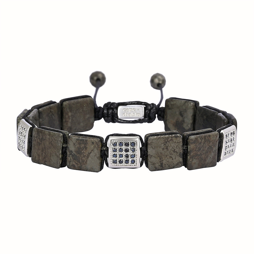 Pulsera de Pirita para Hombre