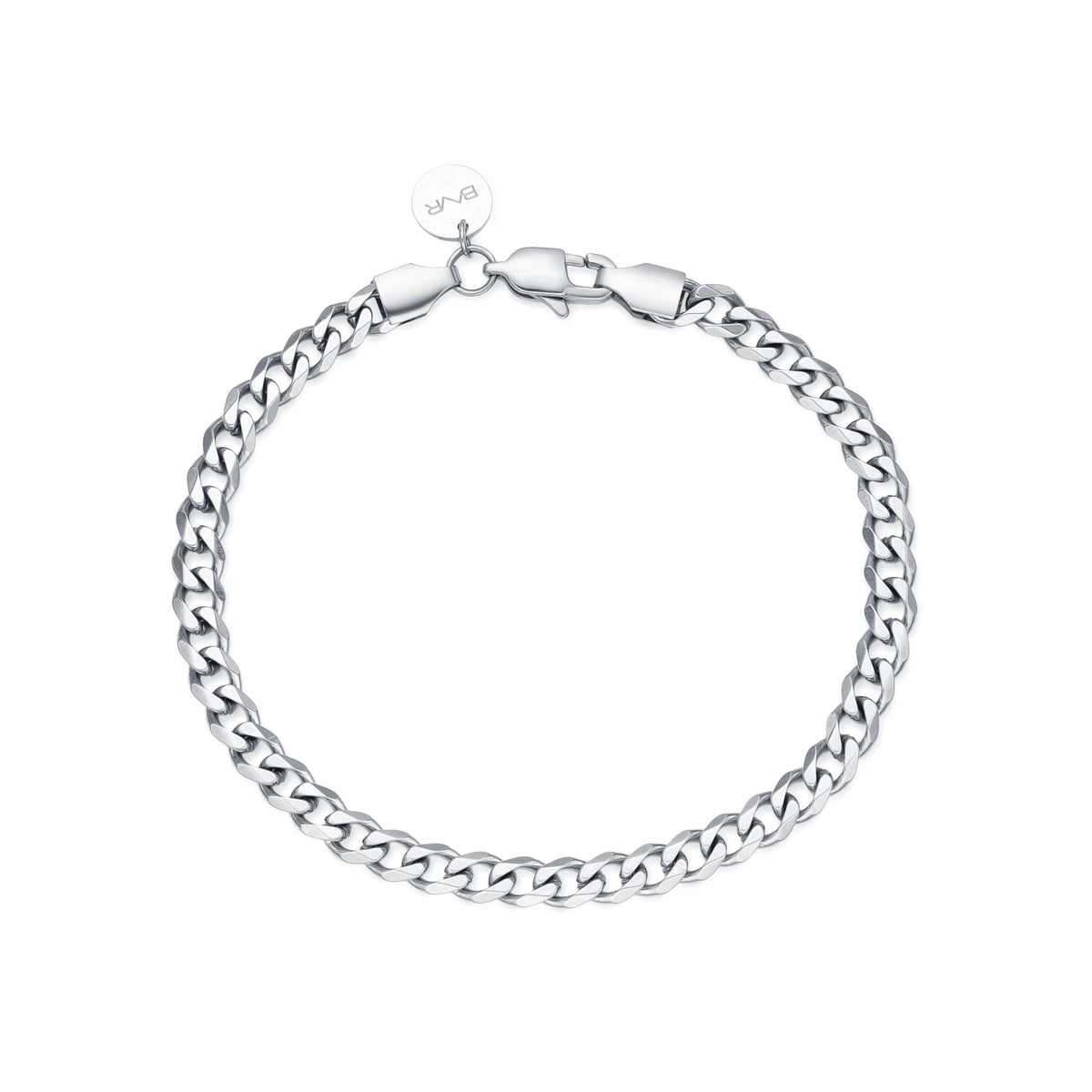 Pulsera Cubana (Plata) 5mm