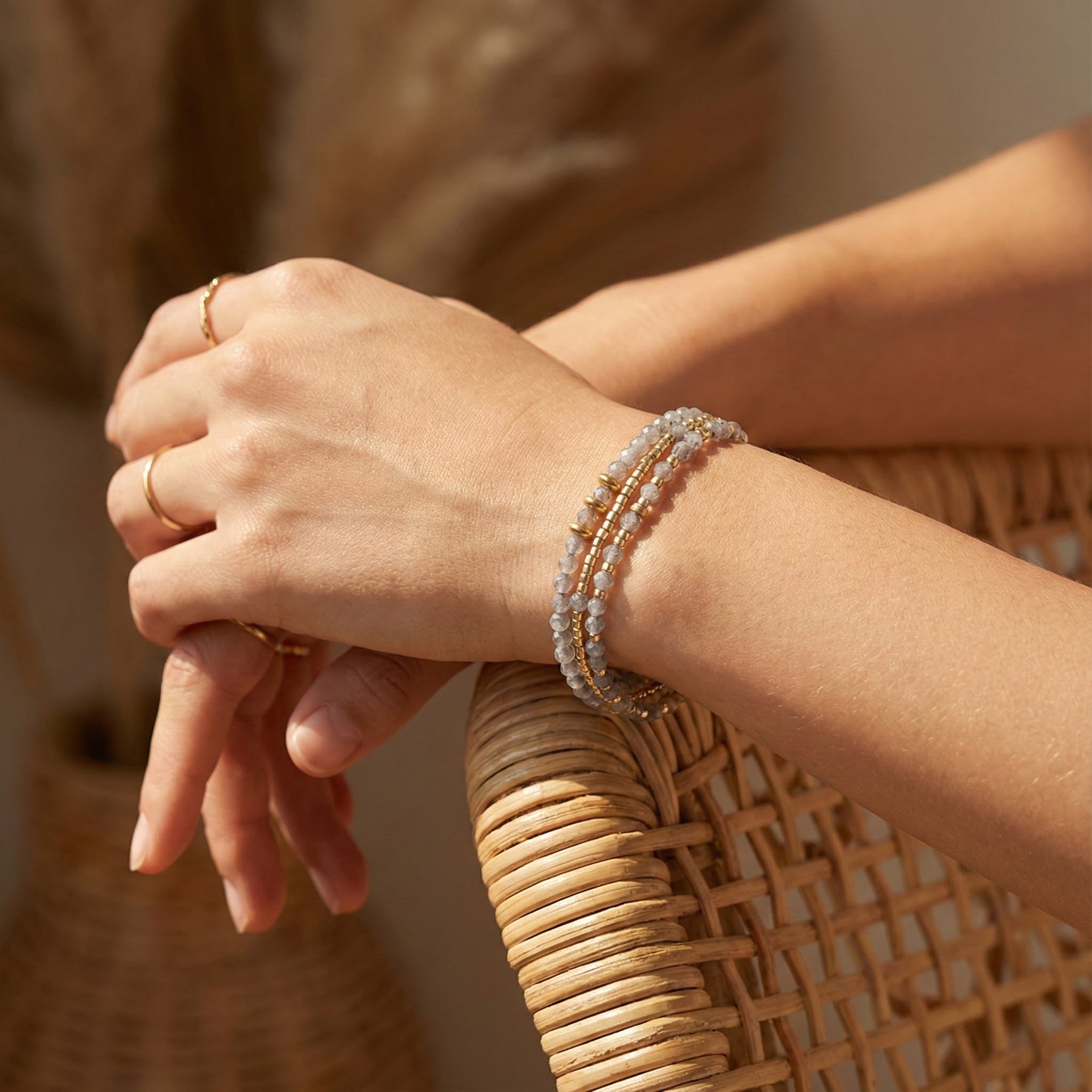 Pulsera/Collar Multiestilo Smoky Moon