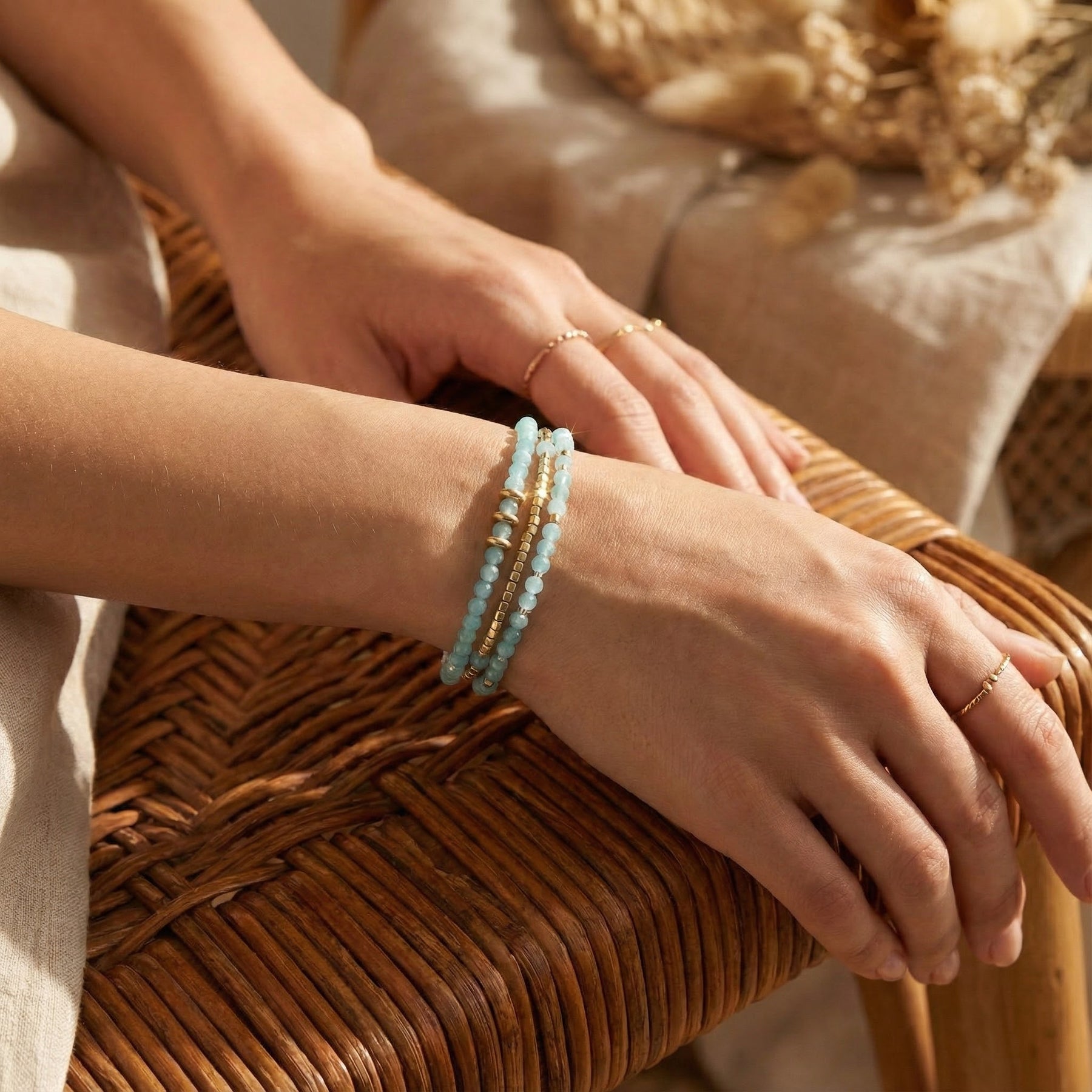 Ocean Whisper Pulsera/Collar Multiestilo