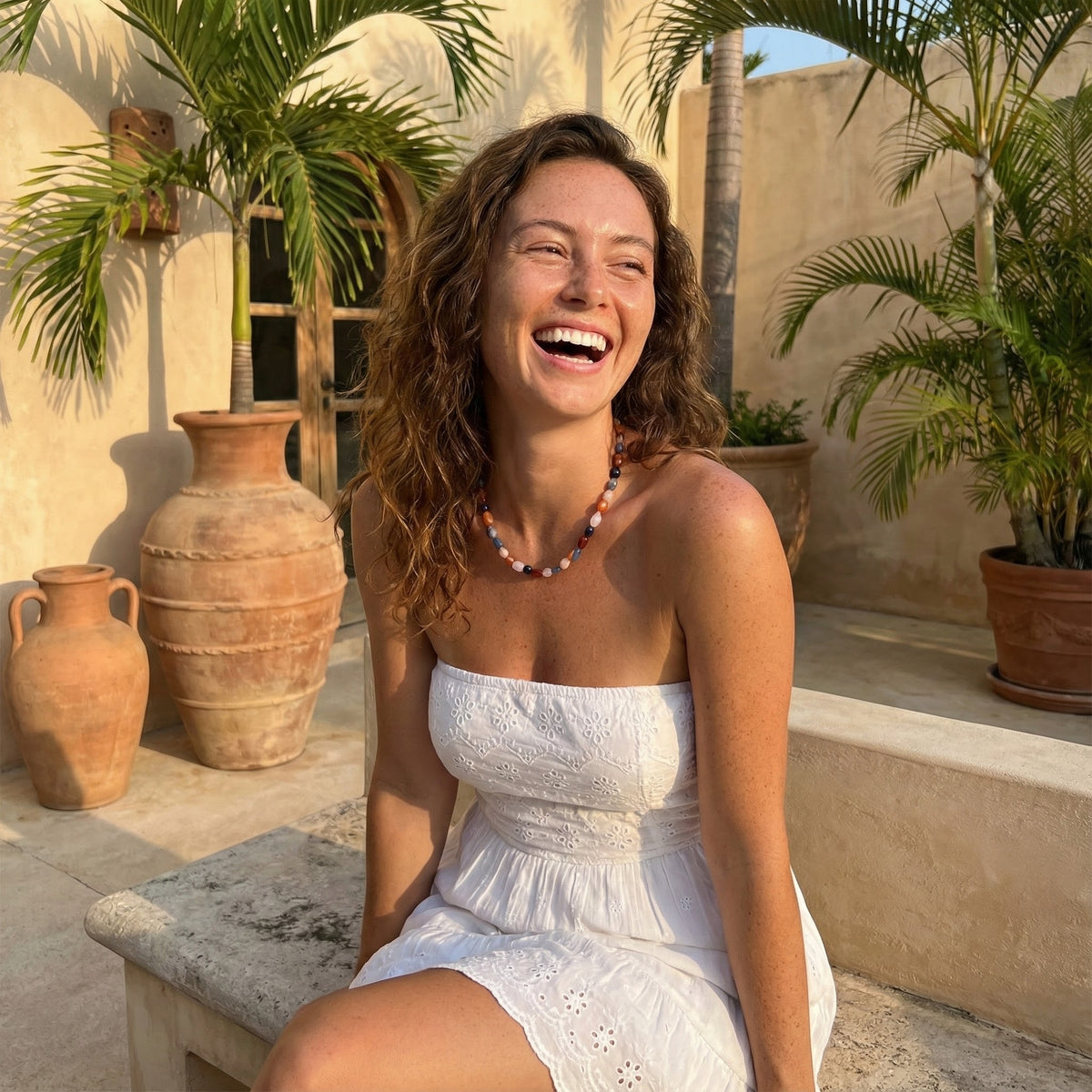 Collar de piedra Armonía Radiante