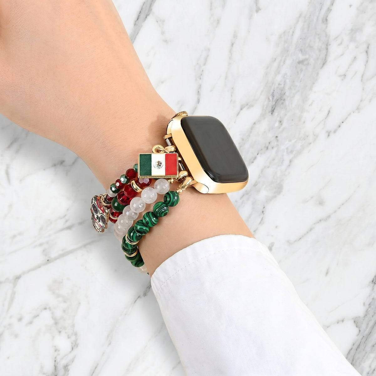 Correa elástica Viva México para Apple Watch