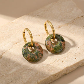 Pendientes Terra Jasper