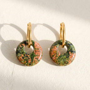 Pendientes Terra Jasper