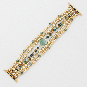 Correa elástica Oasis Dorado para Apple Watch