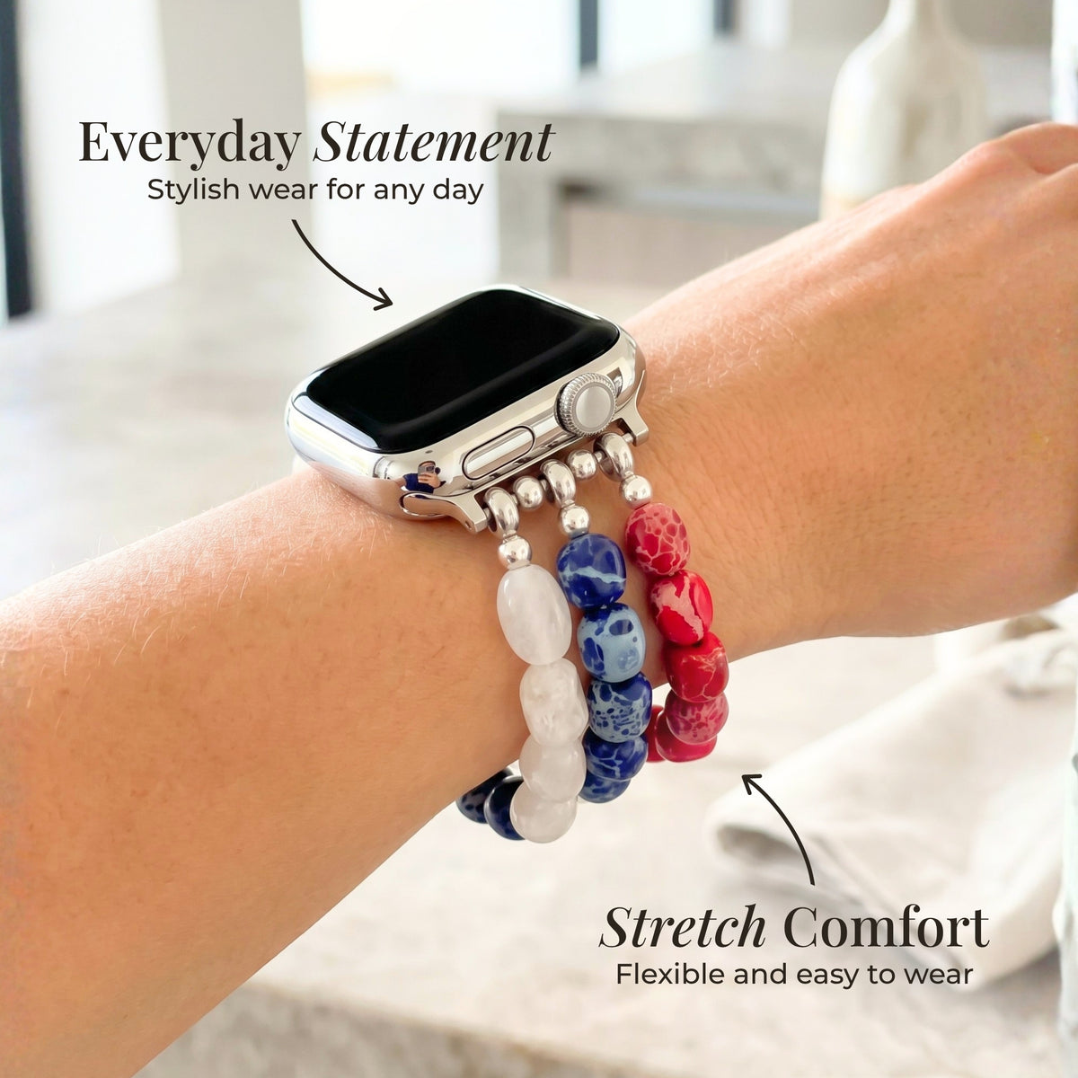 Correa Independence Flame Stretch Apple Watch