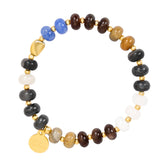 Pulsera de brillo de conexión con labradorita