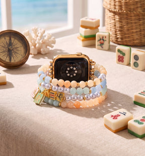 Correa elástica Lucky Mahjong para Apple Watch