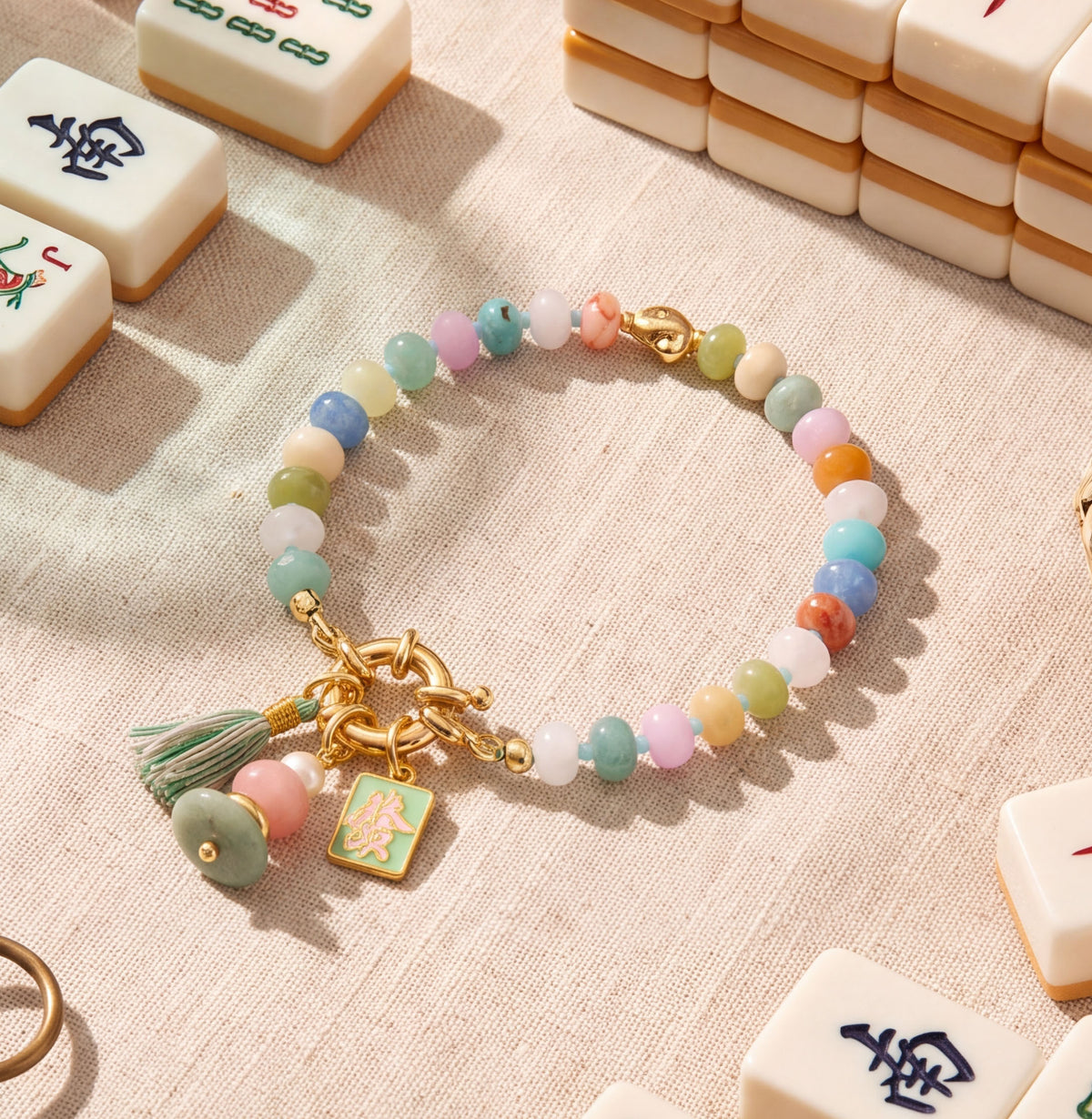 Pulsera de la fortuna de mahjong de la suerte