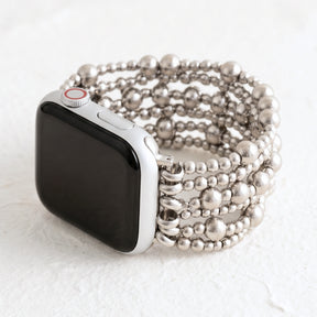 Correa Platinum Demure Stretch Apple Watch