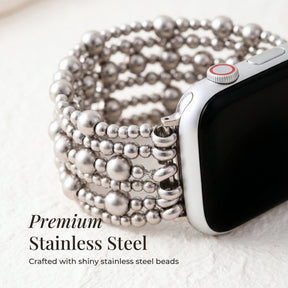 Correa Platinum Demure Stretch Apple Watch