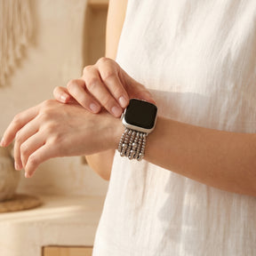 Correa Platinum Demure Stretch Apple Watch