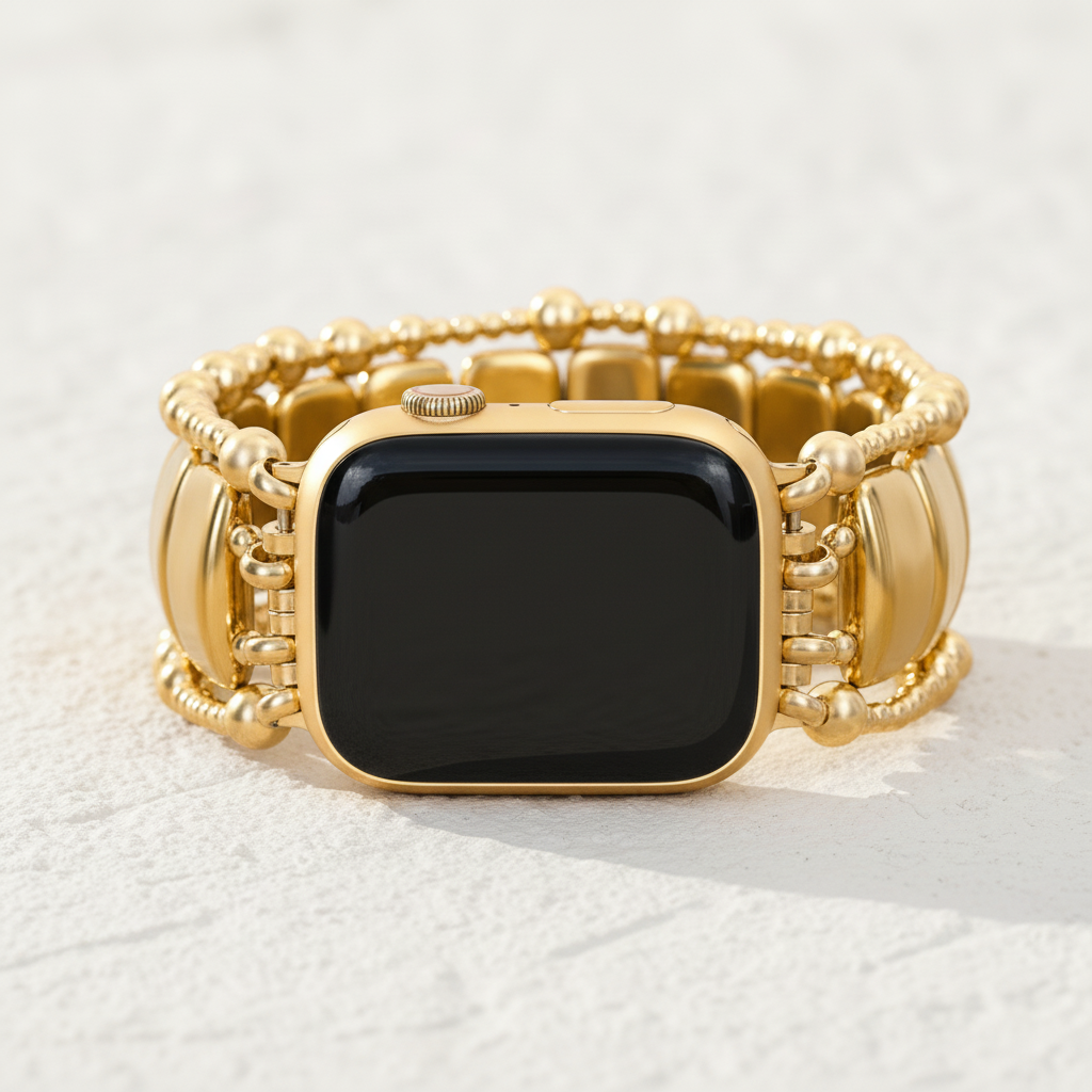Correa elástica Gold Noir para Apple Watch