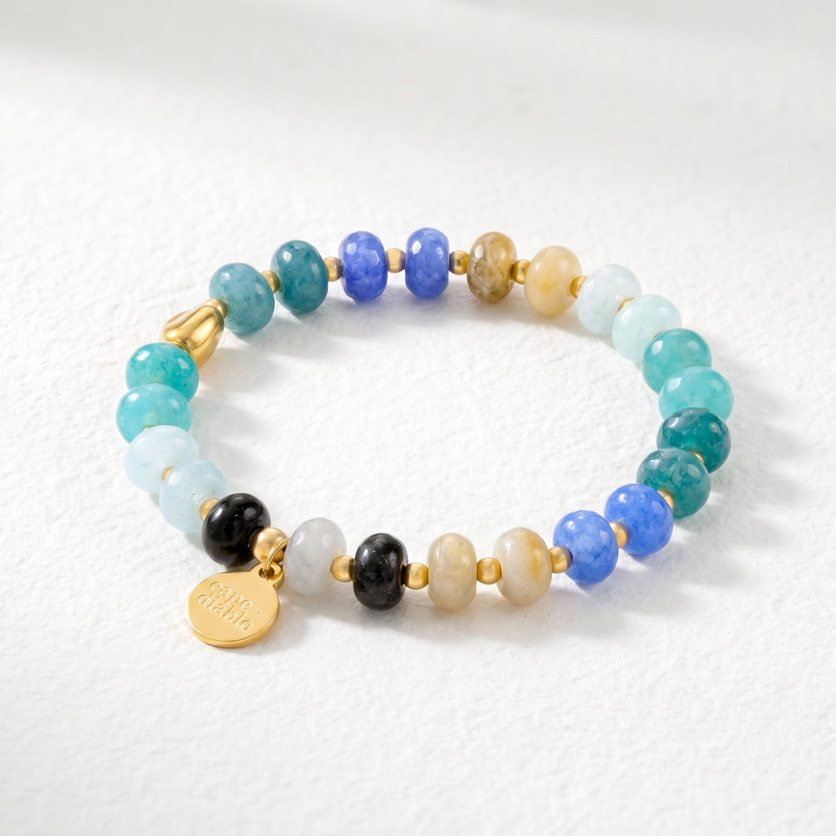 Pulsera Armonía de Jade Azul