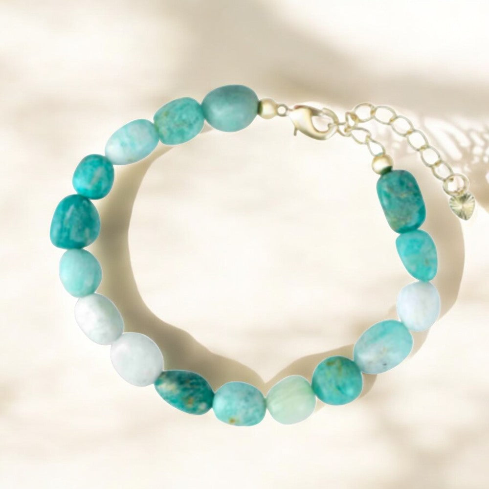 Pulsera de Amazonita Marítima