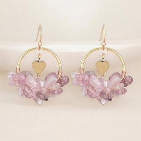 Pendientes de Piedras de Amor para San Valentín