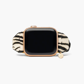 Correa de cuero Zebra Luxe Apple Watch