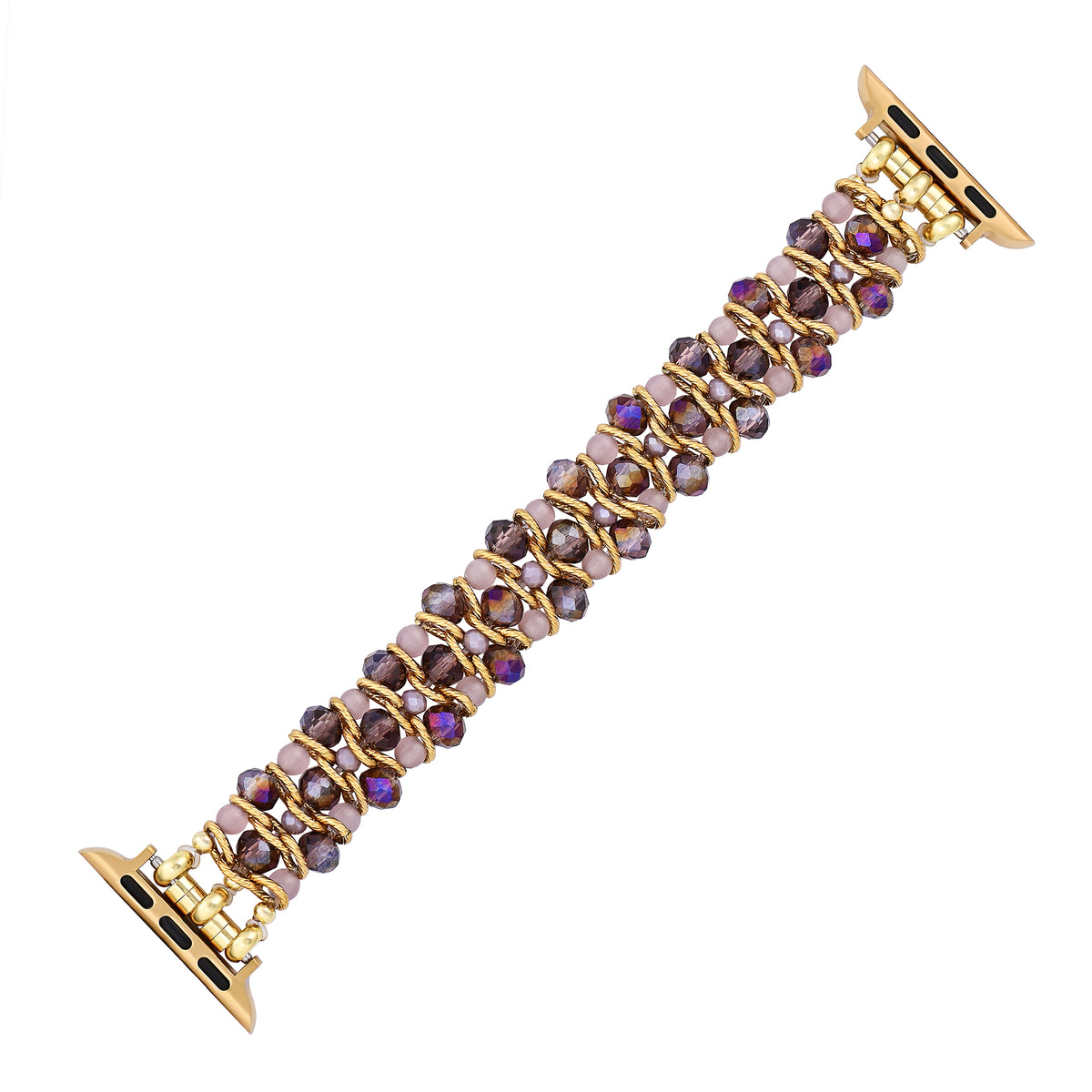 Correa trenzada Golden Serenity Gem para Apple Watch