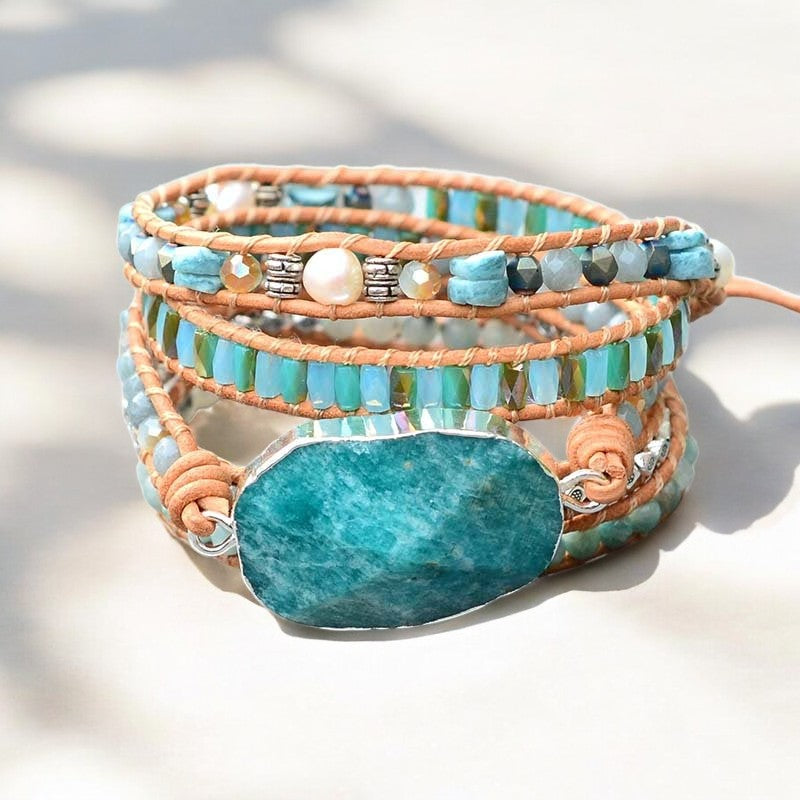 Pulsera envolvente Amazonite Heaven on Earth