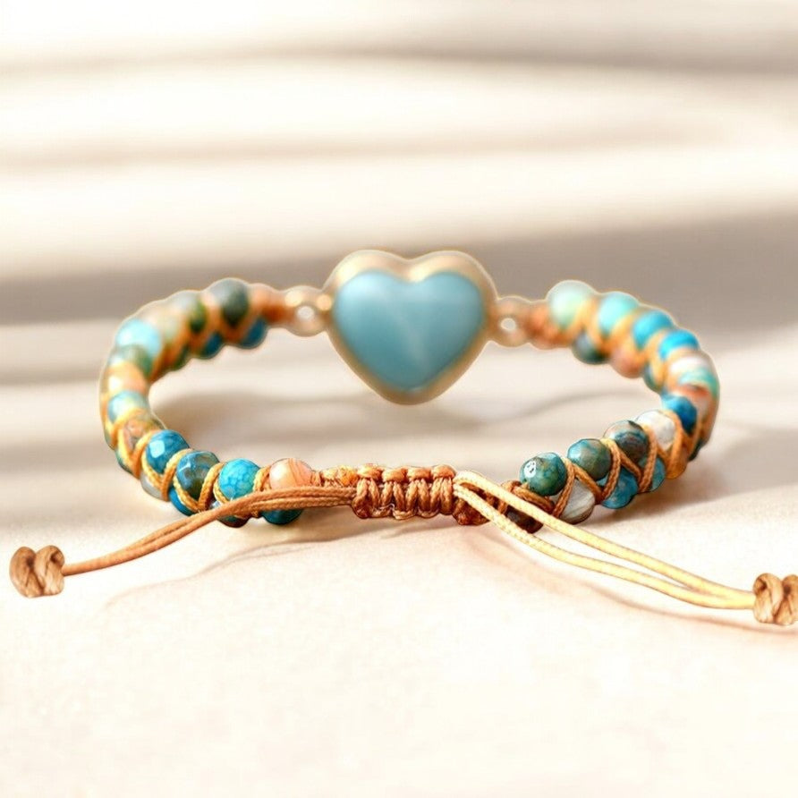 Pulsera de protección del amor de amazonita